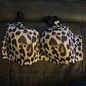 Victoria’s Secret Bare Infinity Flex Wireless Bra NWT Cheetah Print 36DD